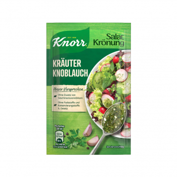 Knorr Salatkrönung Kräuter-Knoblauch, Klare Marinade